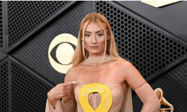 Montana Tucker Advocates for Israeli Hostages at the 2024 Grammys with Yellow Ribbon Statement