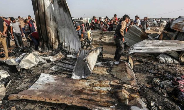 Source: Rafah fire may have been caused by Hamas munitions