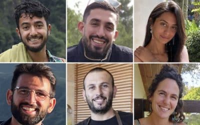 Who were the 6 hostages whose bodies the Israeli military recovered from Gaza?