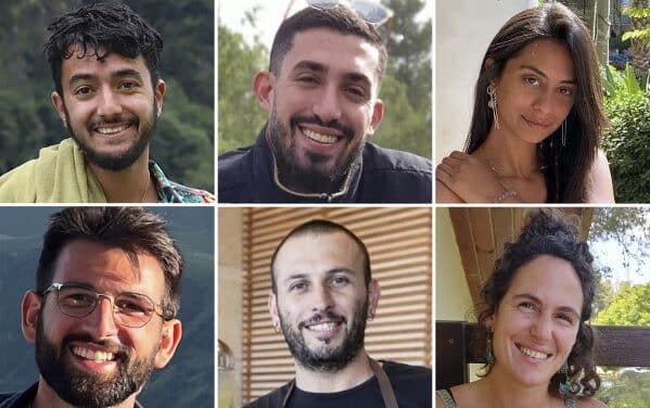 Who were the 6 hostages whose bodies the Israeli military recovered from Gaza?