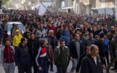 Hundreds join Gaza’s largest anti-Hamas protest since war began